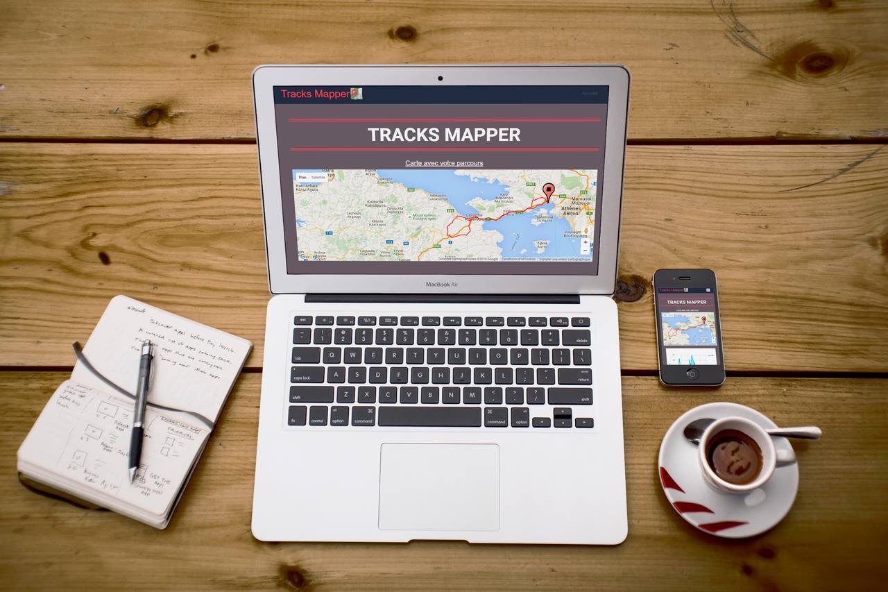Votre trace GPS sur Tracksmapper.com